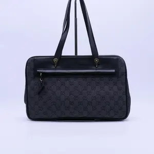 Pre-owned GUCCI Canva Shoulder Bags GG Denim Shoulder Bag Vintage B21630