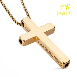 Cross Necklace Breathing Pendant – Stress & Anxiety Relief Tool