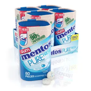Mentos Pure Fresh Xylitol Chewing Gum – 320 Sugar-Free Fresh Mint Pieces