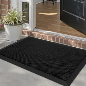 Mesh Quick-Dry Door Mat – Heavy-Duty, Dirt Trapper for Outdoor & Indoor Use, Ideal for Entrance, Mudrooms, Patios, and Garages, Low-Profile, Non-Slip, Washable