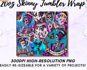 Vibrant Sublimation Prints for DIY Tumblers - Customizable Artistic Decoration for Any Cup Size