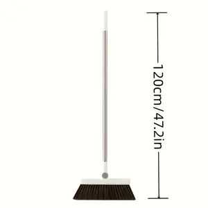 This broom can clean kitchen, living room, and bedroom floors. It is very durable and sturdy.