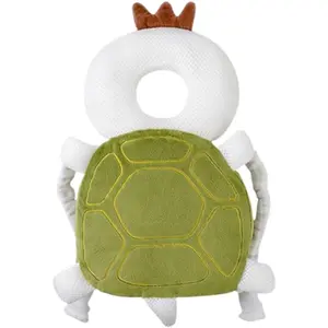 Baby Head Protector Backpack – Soft Infant Safety Pillow for Fall Protection – Cushions Toddler’s Head While Crawling and Walking – Baby Fall Back Support (Turtle)