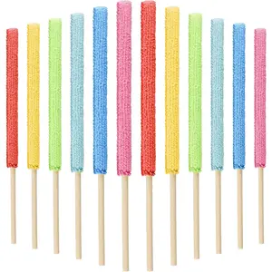 4 multifunctional brushes for efficient cleaning of air conditioning vent louvers and gaps, cleaning tools for vent cleaners, fans, cleaning brushes for vent windows(Two red and two blue)