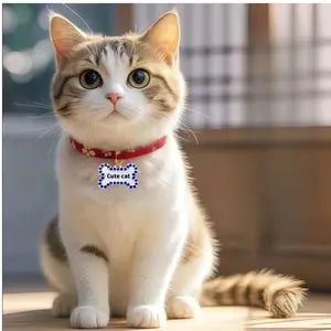 Personalized Engraved Pet ID Tag – Custom Name & Phone for Dogs & Cats