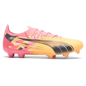 PUMA Mens Ultra Ultimate Christian Pulisic Firm GroundArtificial Ground Soccer Cleats Cleated, Firm Ground - Orange