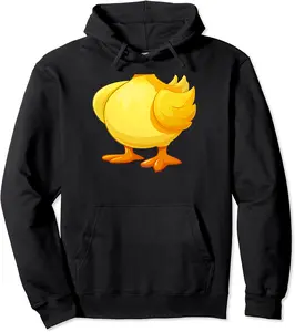 Funny fat cute yellow duck body costume, halloween cosplay Pullover Hoodie - Kevincifuen Shop 41B0C7WMW58X
