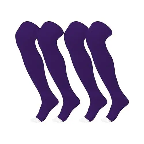 Purple and White