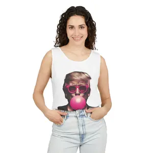 President Trump Bubble Gum Tank Top, President Trump Election Tank