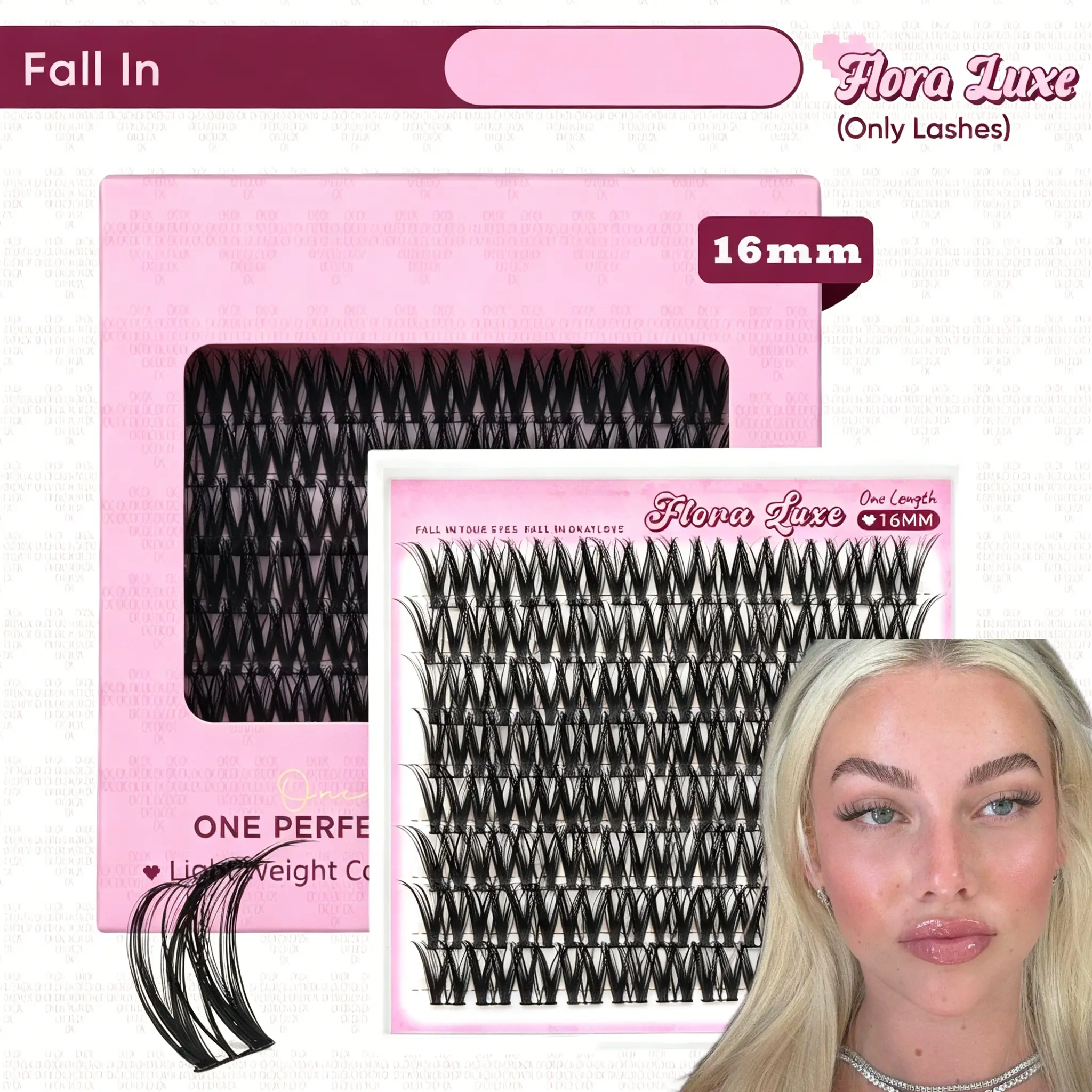 Wtvane Cluster Lashes Natural 16mm