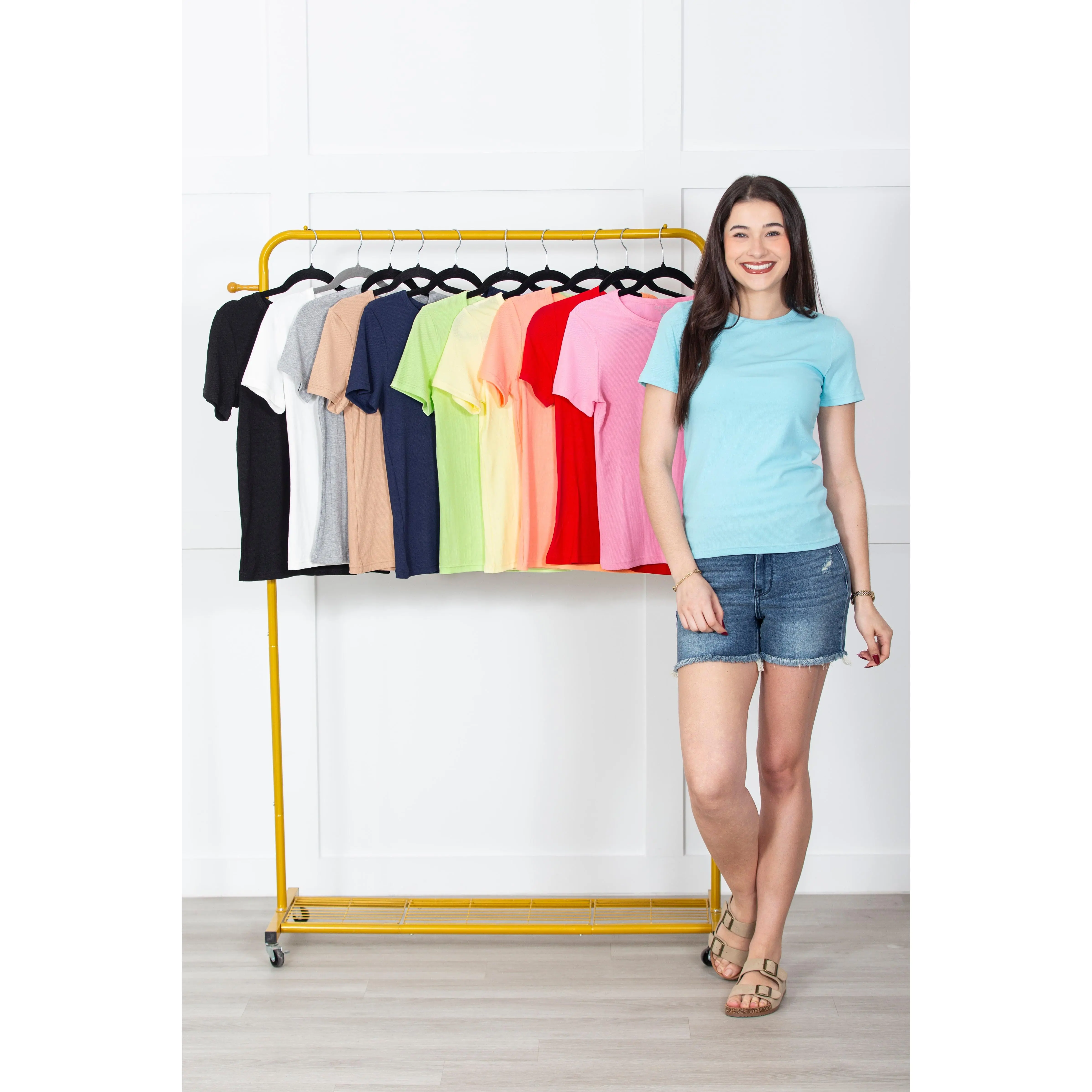 Women's Fitted Base Layer Short Sleeve Tee, 2x-3x Large Sizes, 28% Polyester Fabric