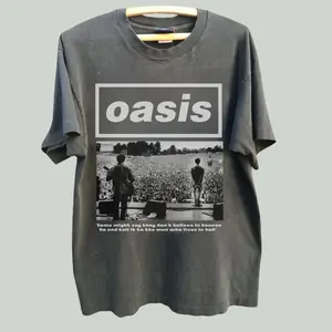 Vintage Oasis Band T-Shirt, Retro Music Tee for Men & Women | Short Sleeve Concert Shirt, Cool Gift for Rock Fans, Streetwear, Unisex Tee, Colorful Graphic Tee, Grunge Style, Casual Top