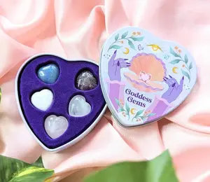 Goddess Gems Crystal Heart Tin Set