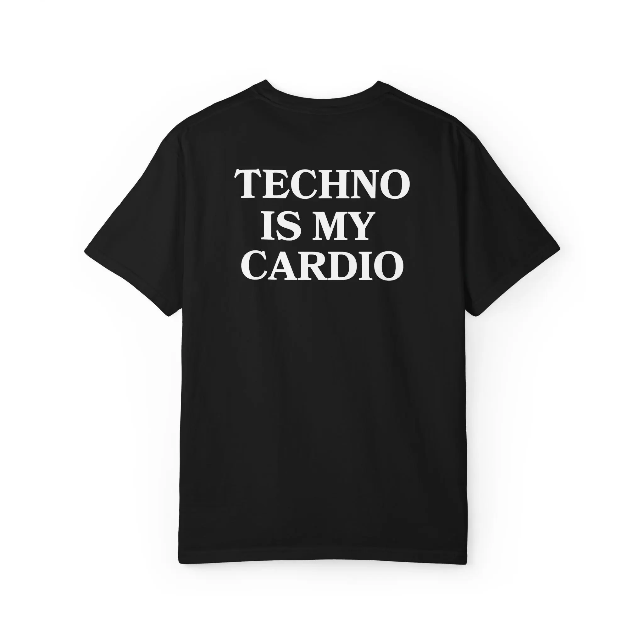 Techno Is My Cardio Shirt | Techno Shirt|Techno Shirt for Women & Men | EDM Festival Outfit | Rave T-Shirt | Music Festival Shirt | DJ Shirt | Tech House Music Top | Rave Gift for Her or Him | Clubwear Party Shirt | EDM Shirt