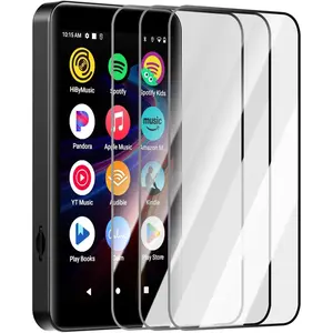 G5 MP3 Player Tempered Glass Screen Protector, 9H Hardness Scratch Resistant with Oleophobic Coating, Anti Fingerprint Bubble Free, Includes Easy Installation Kit, 3 Pack