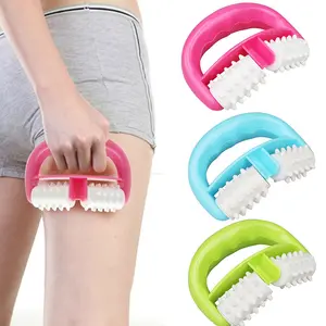1 pc Handheld Beauty Massager Fat Removal Skin Tightening Body Mini Roller Massager Chest Back Lumbar Massager Shaping Slimming Legs