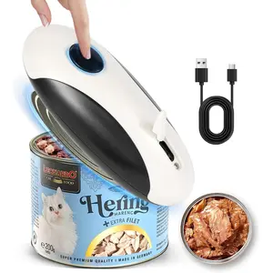 Rechargeable Electric Hands Free Automatic Can Opener, Food Safe with Smooth Edge, Easy to Use, Works with All Standard Cans, Great for Seniors