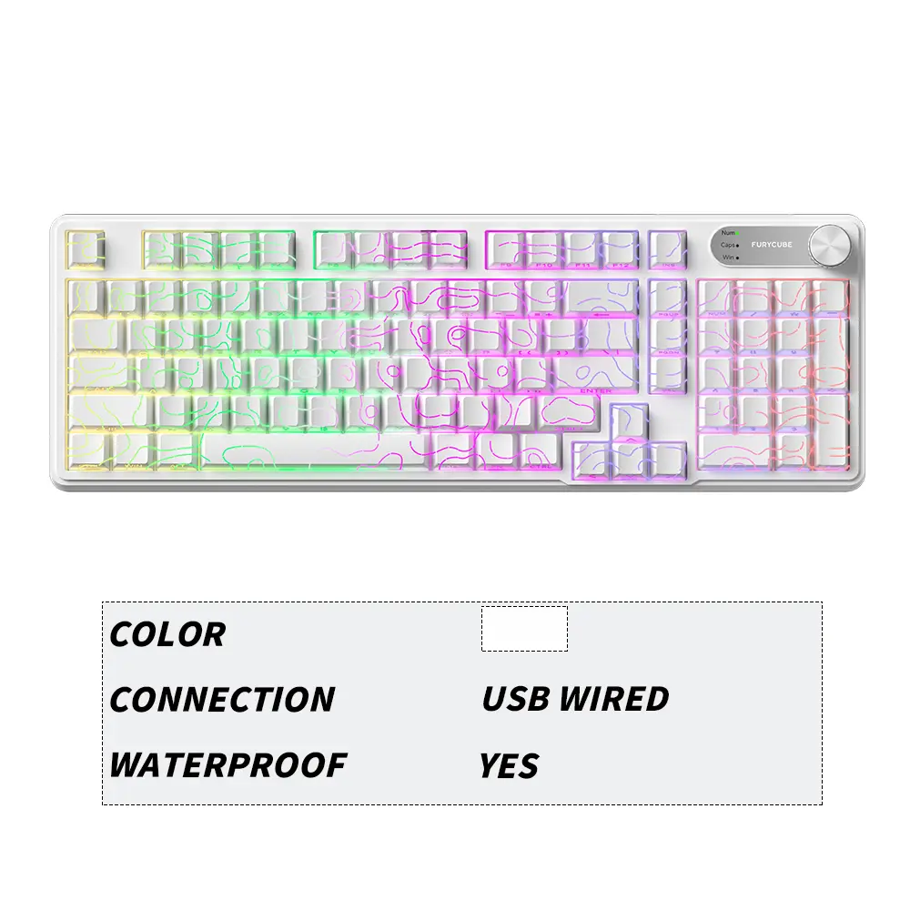 (Wired)IP98-White Contour