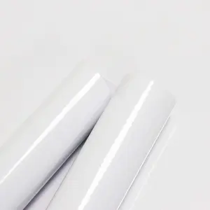 Glossy Removable Contact Paper, Peel and Stick Wallpaper, Waterproof Self Adhesive, Easy to Clean, Vinyl Roll for Kitchen Cabinets, Tables, Closets