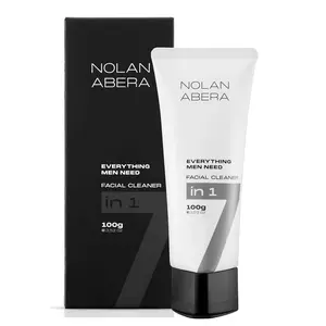 Abera Nolan Foaming Facial Cleanser for Men, Daily Face Wash