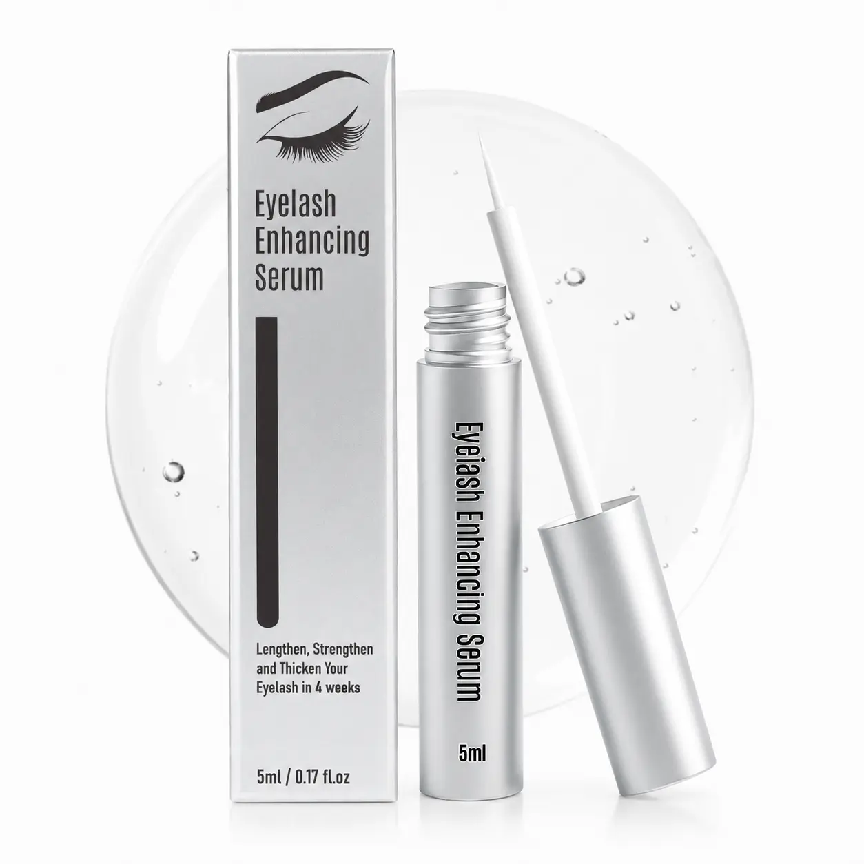 Eyelash Enhancing Growth Serum | Lightweight Lash Serum for Fuller Thicker Longer Looking Eyelashes Daily Care Formula for Natural Lash Volume Appearance Gentle Eye Area Nourishing Treatment 5ML | Gift Choice | 2026 Daily Beauty Essentials Campaign