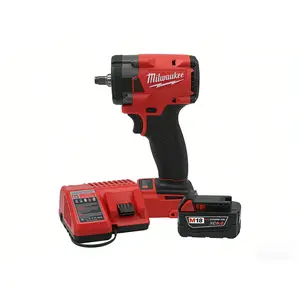 Milwaukee M18 FIW212 18V 3/8 Inch Cordless Impact Wrench High Torque Compact Power Tool For Automotive Repair Machinery Maintenance Construction Assembly Professional Mechanical Jobsite Use Reliable Performance Sturdy Durable Build