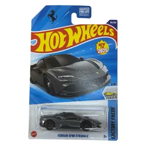 Hot Wheels mainline Ferrari SF90 Stradale gray Factory Fresh 5/5