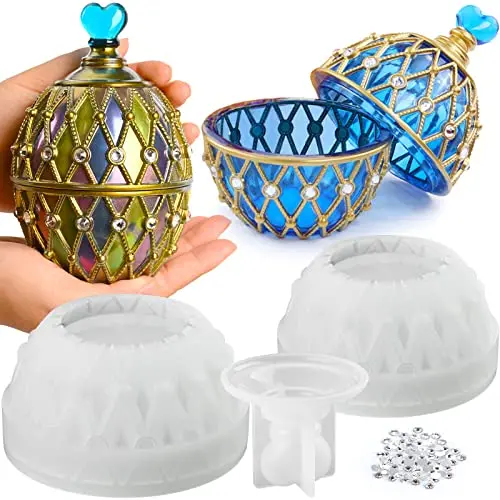 Rhinestones Jar Mold