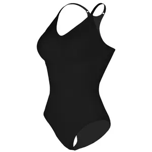 Bodysuit for Women Tummy Control Shapewear Racerback Seamless Sculpting Butt Lifter Body Shaper Tank Top Slimming Underwear 3XL miss moly