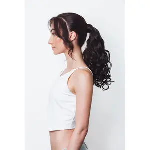 Miley - 18" Futura  Curly Wrap-Around Ponytail Extension