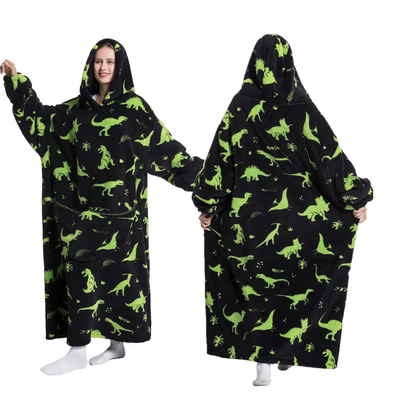Two tone dinosaur warm suit