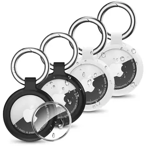 Apple Airtag Protective Case, Waterproof Full-Coverage Tpu Material, Anti-Loss Design, Compatible with Apple Airtags, Durable Protection