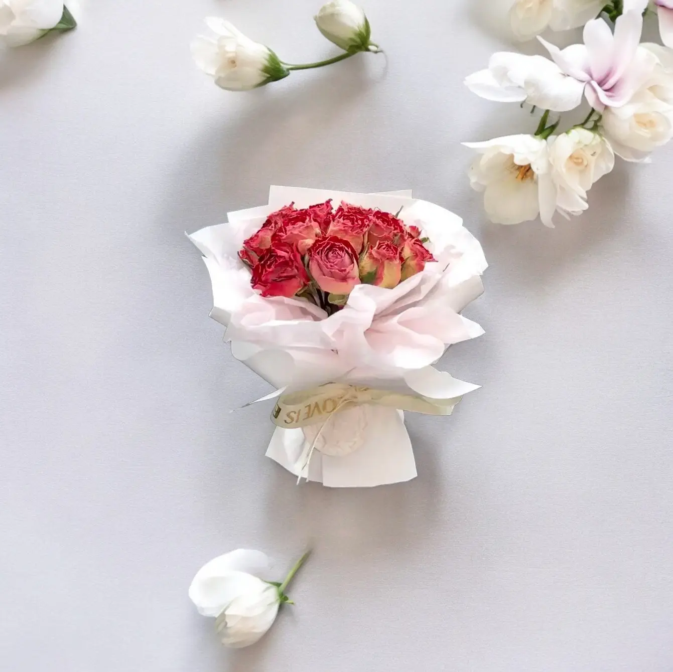 RoseAiry Timeless Mini Roses decorative  bouquet