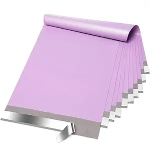 Fuxury Poly Mailers 10x13 Inch 50 Pcs Waterproof Shipping Bags for Clothing Strong Adhesive Envelopes Purple Self Seal Mailing Envelopes