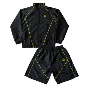 HG Pulse Track Suit - Black/Volt Green