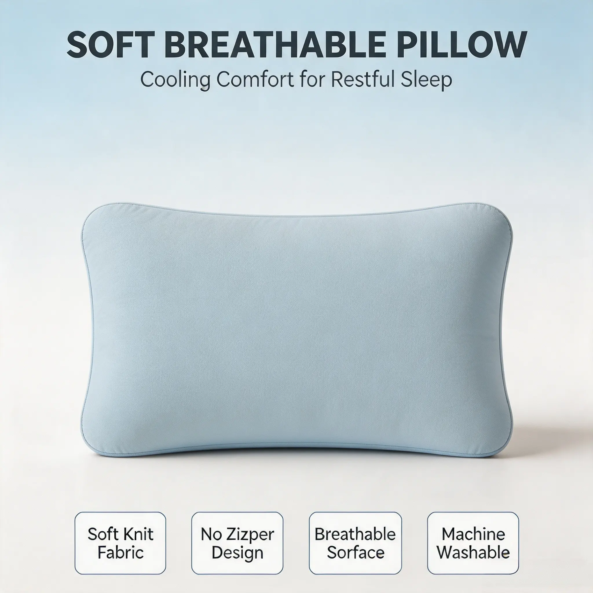 【backtoschool】ROSEKIND Ergonomic Cervical Pillow + FREE Pillowcase-Contoured, Soft, Durable Memory Foam for Side & Back Sleepers with Washable Cover, Contoured Memory Foam, Durable Memory Foam