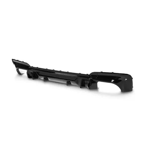 Rear Bumper Diffuser Fit For 2018-2021 BMW G01 X3 M40i M-Sport Gloss Black