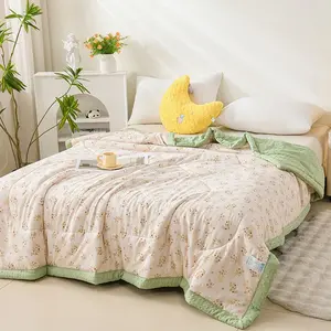 New Cool Silk Summer Quilt Air Conditioning Blanket Ice-Cool Series, Ultra Soft Summer Cooling Blanket, Multi-Functional Thin Bedding