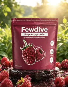 FEWDIVE Fitness Grass-Fed Whey Protein Concentrate & Isolate Powder, 300g (Scoop Included) for All Ages