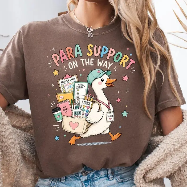 Comfort Colors Paraprofessional TShirt, Para TShirt, Paraeducator Tee, Teacher Assistant T-Shirt, School Support Tee, Special Education Tee, Para Gift