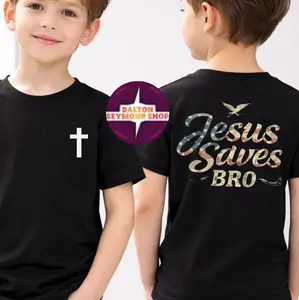 YOUTH & ADULT Jesus saves bro shirt, country boy clothing, toddler boy stuff, christian lover, jesus lover, gift for dad - mom - son