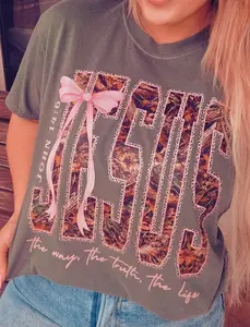 Tee Camo Jesus Comfort Colors