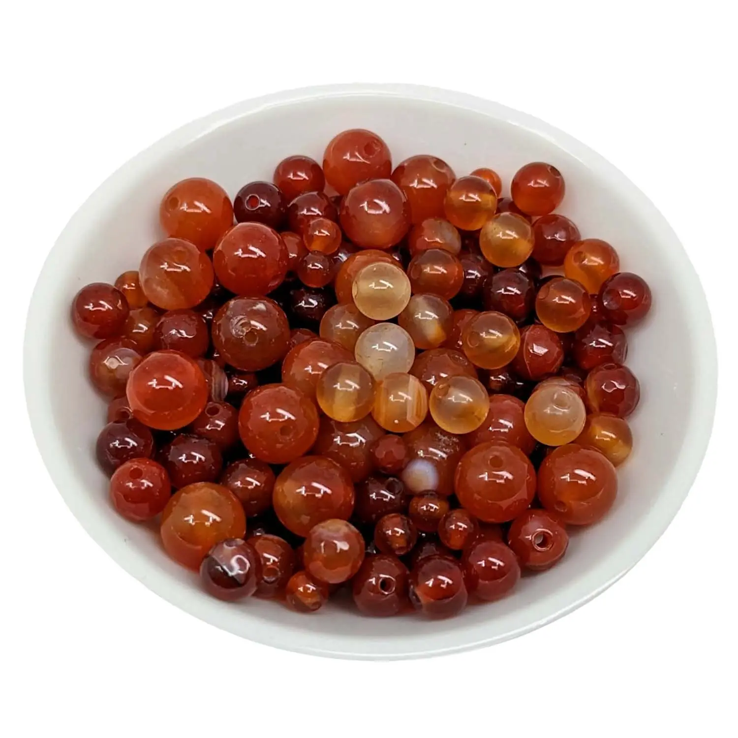 Carnelian Bead  Assorted Size 12 Pack #LV3660