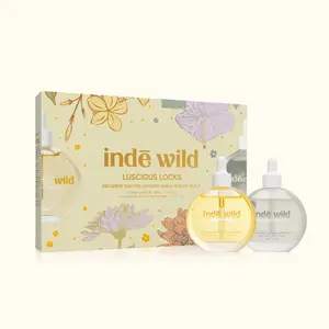 Luscious Locks Giftbox - Champi Hair Oil & Moonlight Scalp Serum Set for Healthy Hair & Scalp Care x 50ml