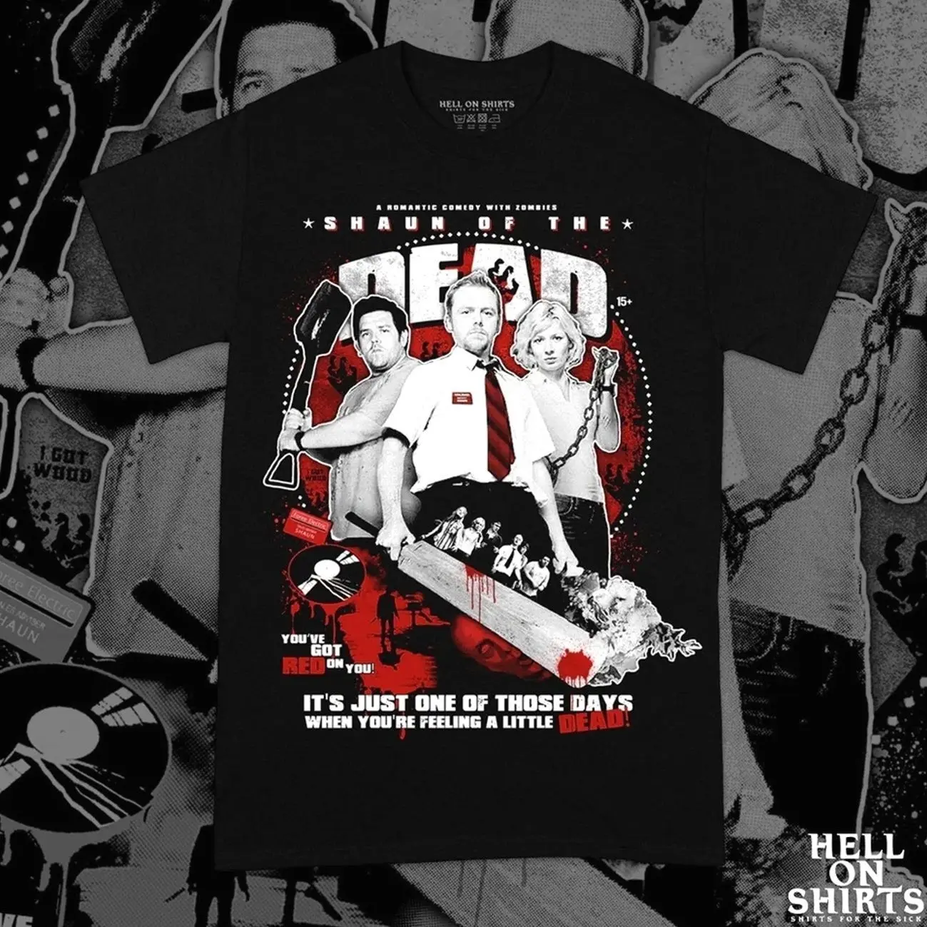 Shaun of the Dead Movie Tee Unisex Short Sleeve Shirt  S-5XL 5