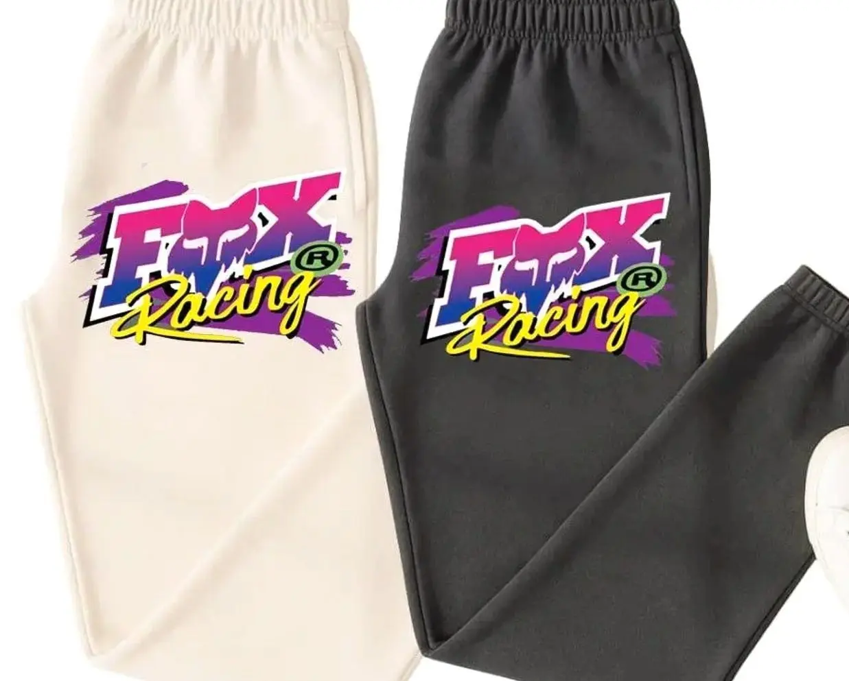 Fox Racing Inspired Sweatpants, Unisex Cotton Motocross Bottoms Pants, Racing Sweatpant, Comfy Dirt Bike Streetwear for Men and Women Riders, Trendy Top Sweatpants, Unisex Cotton Graphic Casual Sweatpants, Gift For Fan, Men and Women, Best Gift SS D