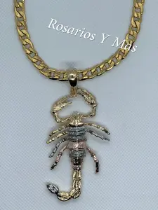 Scorpion Pendant with Necklace (24K Gold Filled)