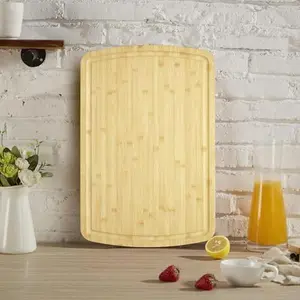 Extra Large Bamboo Cutting Board, 30.1 x 20 in Wooden Chopping Board for Kitchen, Butcher Block with Juice Groove and Handles, Stove Top Cover, Over Sink Noodle Board