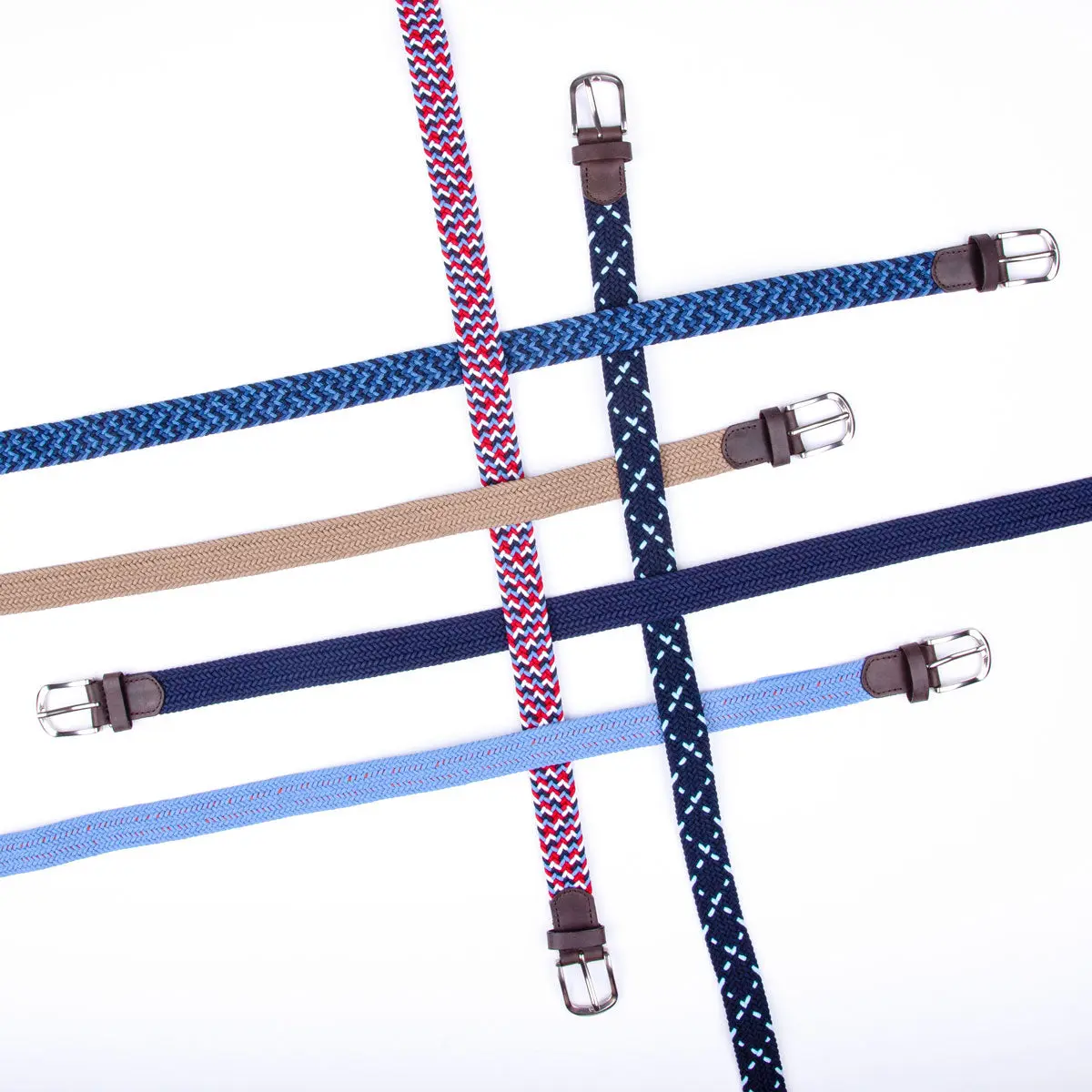 Classic Whimsy Kids Woven Belt with Adjustable Buckle