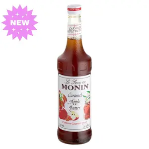 Monin Premium Caramel Apple Butter Flavoring Syrup 750 mL Beverage Sweet